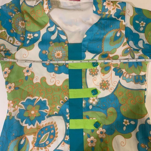 Bliss Couture Women's 34 Sleeves Kurti Dress Multicolor Medium - Picture 7 of 7